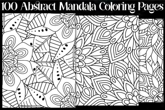 Abstract Mandala Coloring Pages: A Practical Resource for Creative Relaxation
