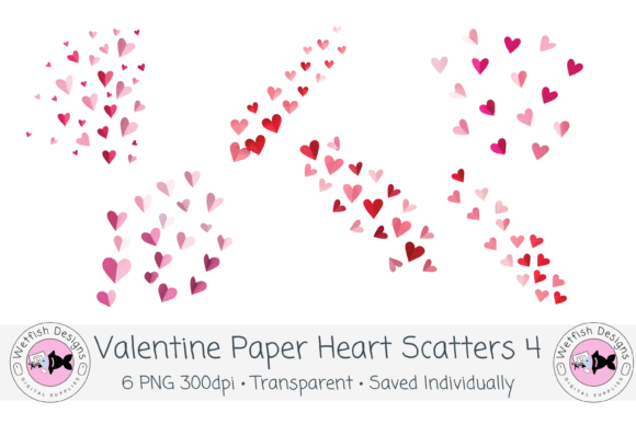 Evaluating Valentine Paper Heart PNG Scatters 4 for Your Design Projects