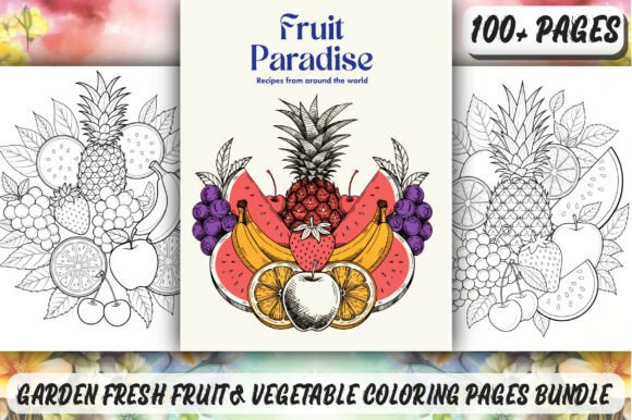 Garden Fresh Fruits Vegetable Coloring: A Resource for Creativity and Nutrition Education