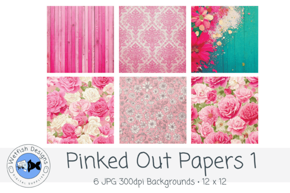 Pinked Out JPG Background Papers 1