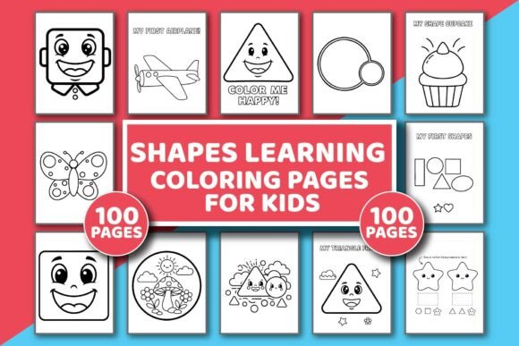 Shapes Learning Coloring Pages for Kids: A Practical Resource for Early Shape Recognition and Fine Motor Development
