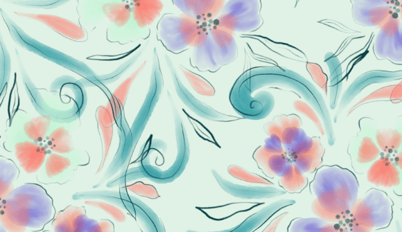Watercolor Pastel Floral Seamless Print: A Versatile Design for Modern Creatives