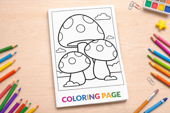 Why a Cute Mushroom Coloring Page Delights Kids and Boosts Learning