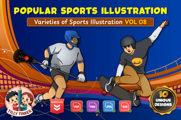 Why Popular Sports Illustration Vol 08 Stands Out for Modern Educational and Creative Projects
